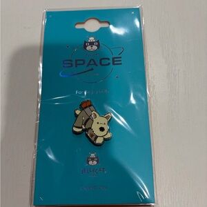 Jellycat Space Experience 2025 Korea Munro Scottie Dog Space Outfit Enamel Pin